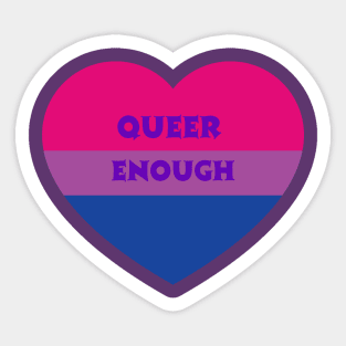 Bisexual Pride heart Sticker